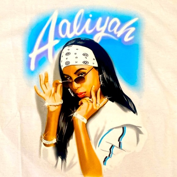Aaliyah Graphic T-Shirt - Size Large - NWT - Picture 2 of 3